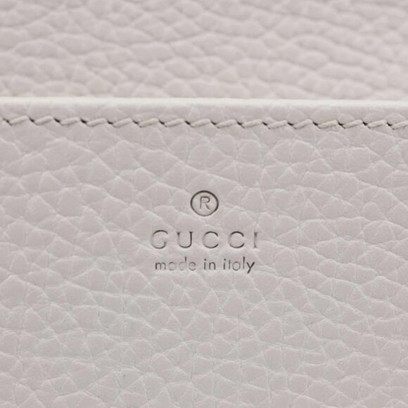 Gucci Interlocking G Leather Chain Wallet Beige 746056 - Picture 13 of 13
